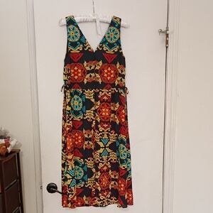 H&M Colorful Geometric Pattern Dress 6